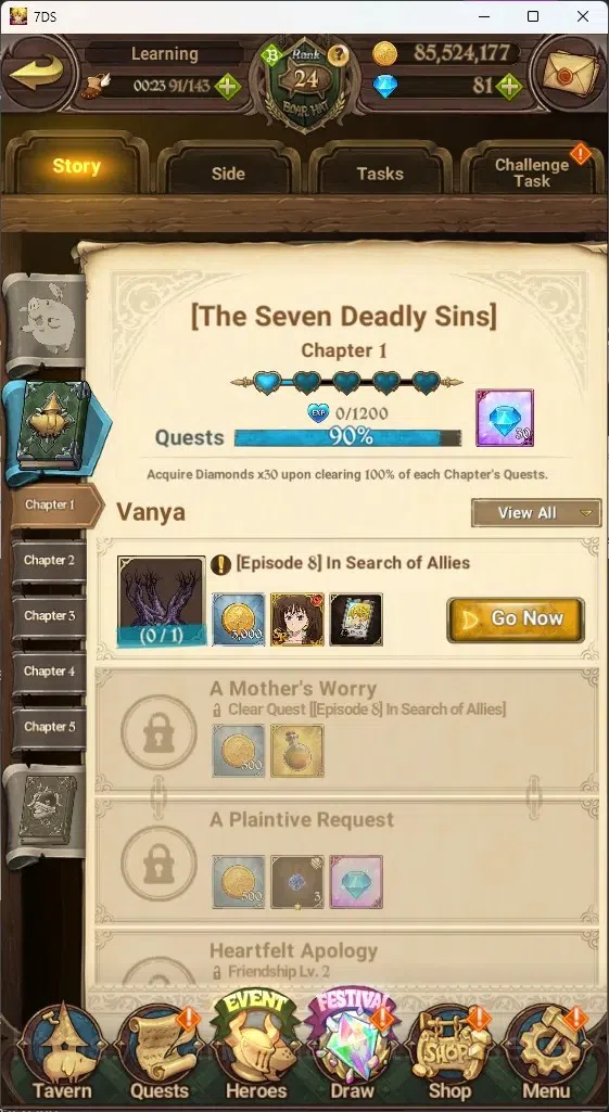 The Seven Deadly Sins: Grand Cross Accounts GLOBAL|3,2M CC|230 LS|1 LR 9 UR+Collab ReZero|Eliz image 13
