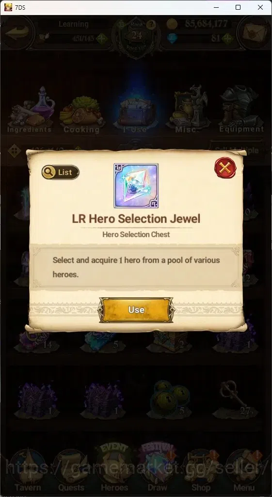The Seven Deadly Sins: Grand Cross Accounts GLOBAL|3,2M CC|230 LS|1 LR 9 UR+Collab ReZero|Eliz image 18