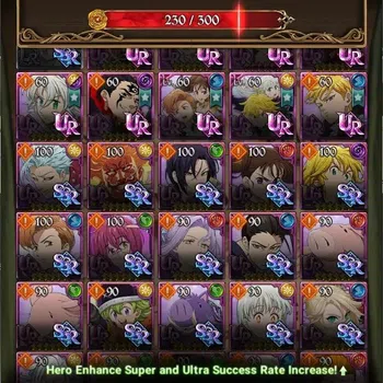 The Seven Deadly Sins: Grand Cross Endgame GLOBAL|3,2M CC|230 LS|1 LR 9 UR+Collab ReZero|Eliz image 1