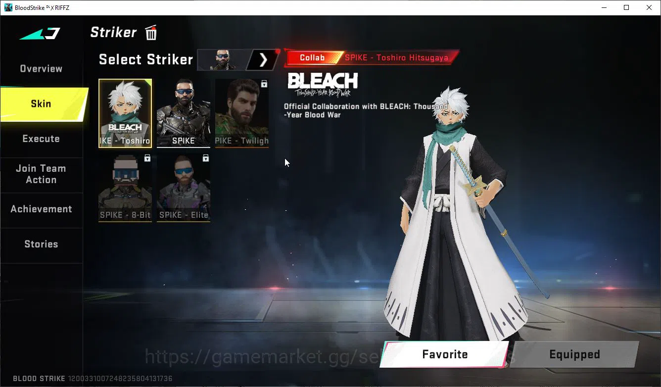 Blood Strike Accounts ASIA|Collab BLEACH Lv3 UZI-Zangetsu,Spike-Toshiro, image 3