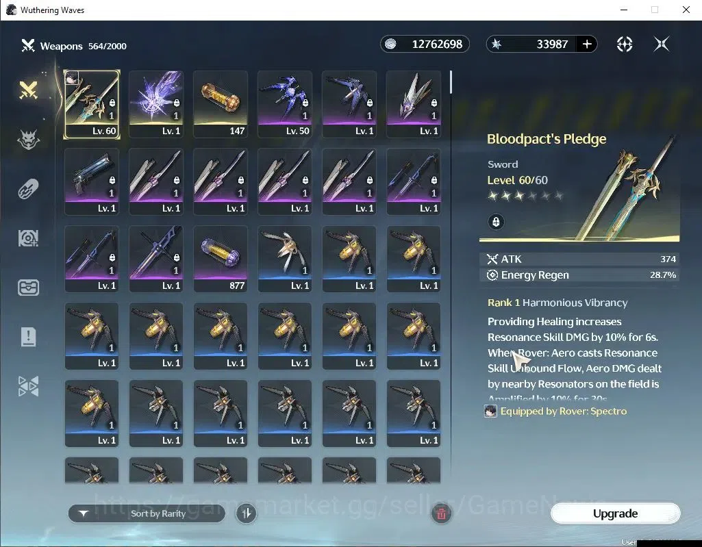 Wuthering Waves Accounts AMERICA|UL 46| 33k Astrite | 2 Limited | Sigrika+S image 4