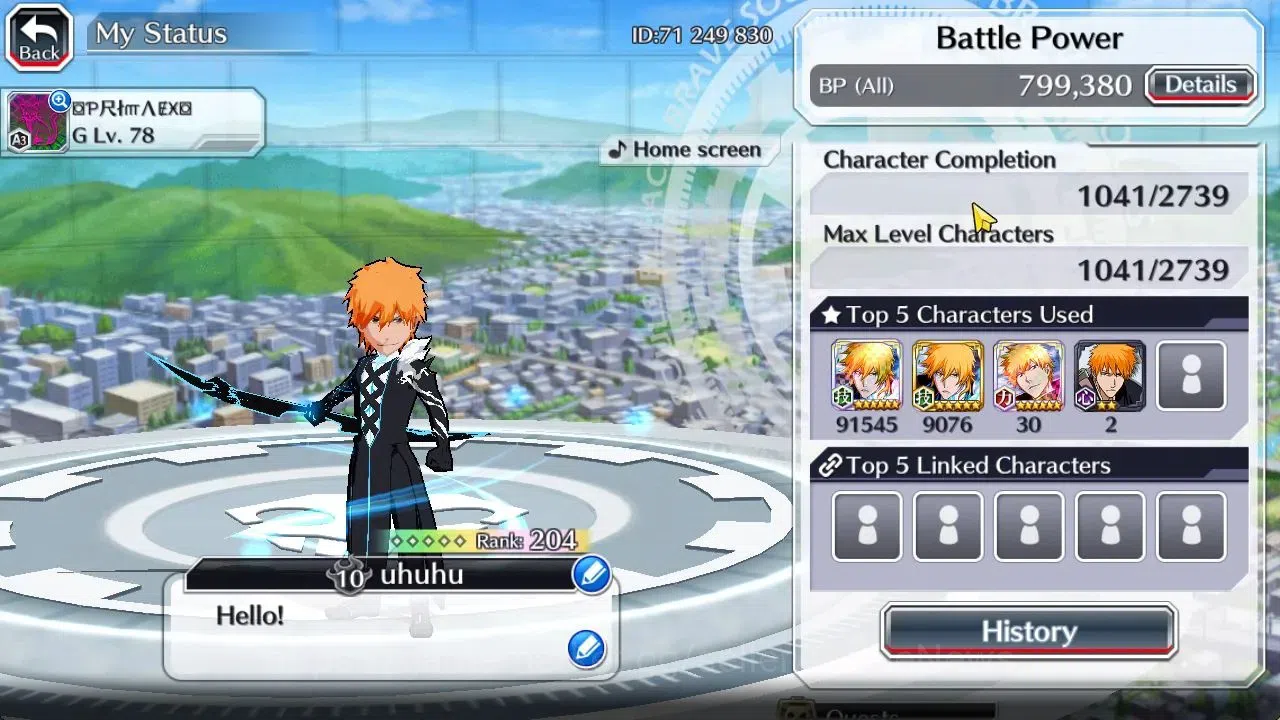 Bleach: Brave Souls Accounts [GLOBAL]50K Orb|TYBW26 Yachiru,10th Aniv Rukia,Nem image 3