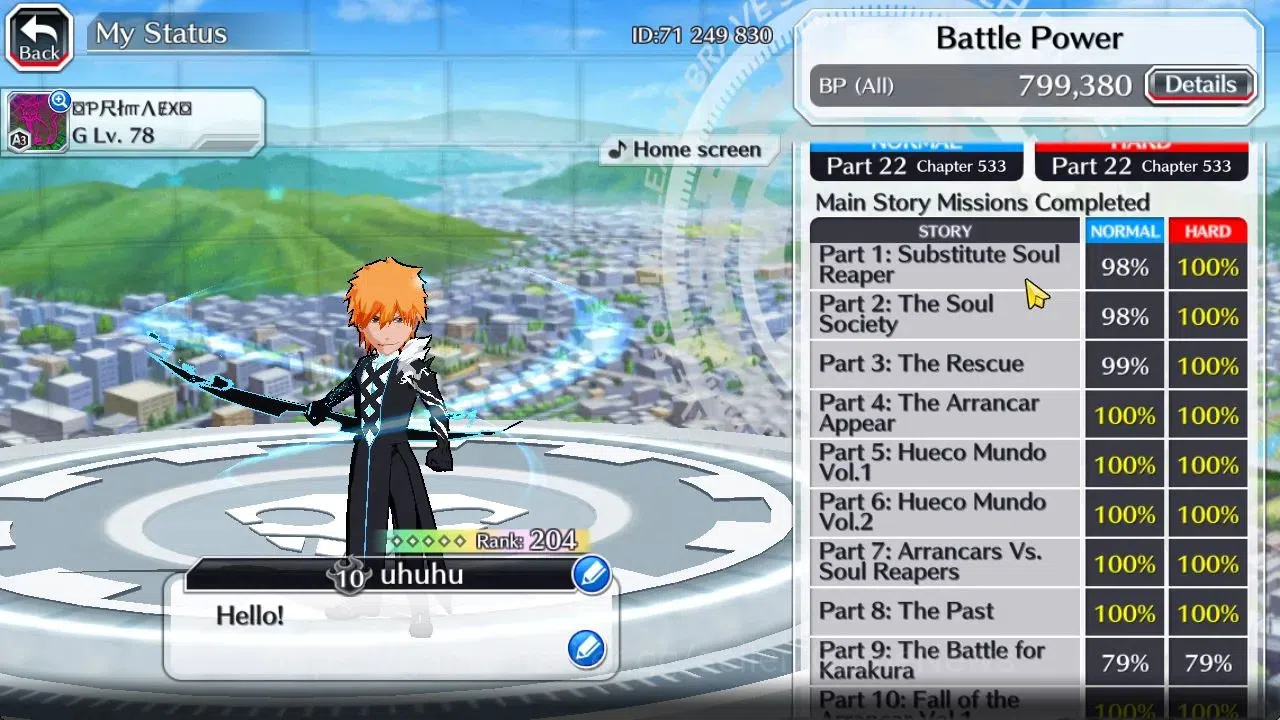 Bleach: Brave Souls Accounts [GLOBAL]50K Orb|TYBW26 Yachiru,10th Aniv Rukia,Nem image 4