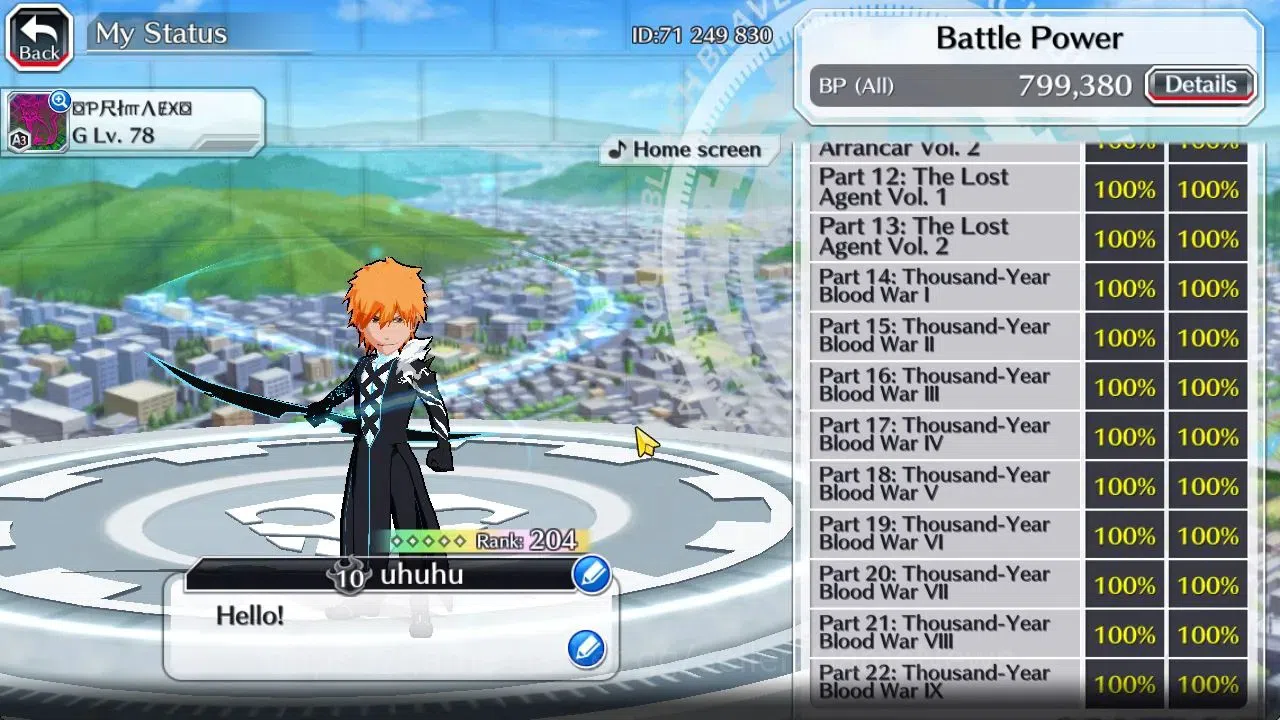 Bleach: Brave Souls Accounts [GLOBAL]50K Orb|TYBW26 Yachiru,10th Aniv Rukia,Nem image 5