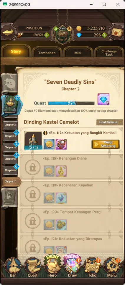 The Seven Deadly Sins: Grand Cross Accounts GLOBAL| 2.9M CC | 293 Diamond | 1 Lr Elizabeth | 6 image 11