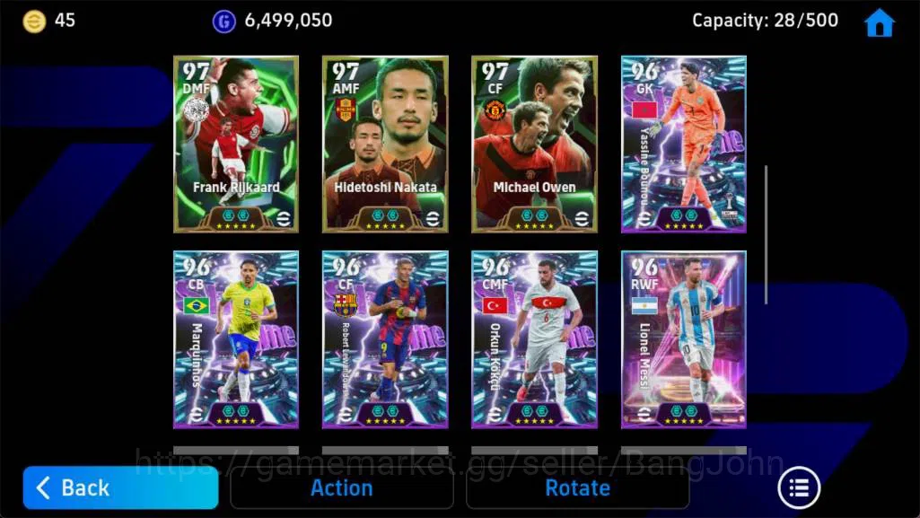 eFootball Accounts Android,Pwr 3211,T Alcantara epc,R gullit epc,A ru image 5
