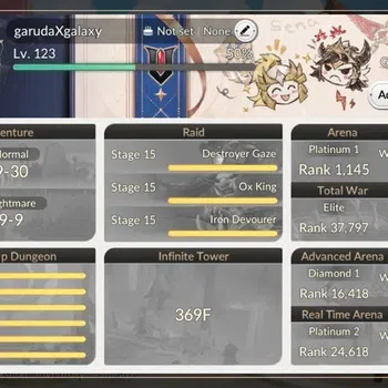 Seven Knights Re:Birth Accounts Global|FullEX7(GelidusTC2,MeliaTC2,RosieTC1,JuriTC1,FaiTC2)|52