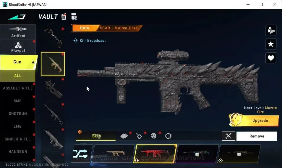 Blood Strike Accounts ASIA|ETERNAL DEagle|Collab TokRev[FN2000,JACK]|Col image 17