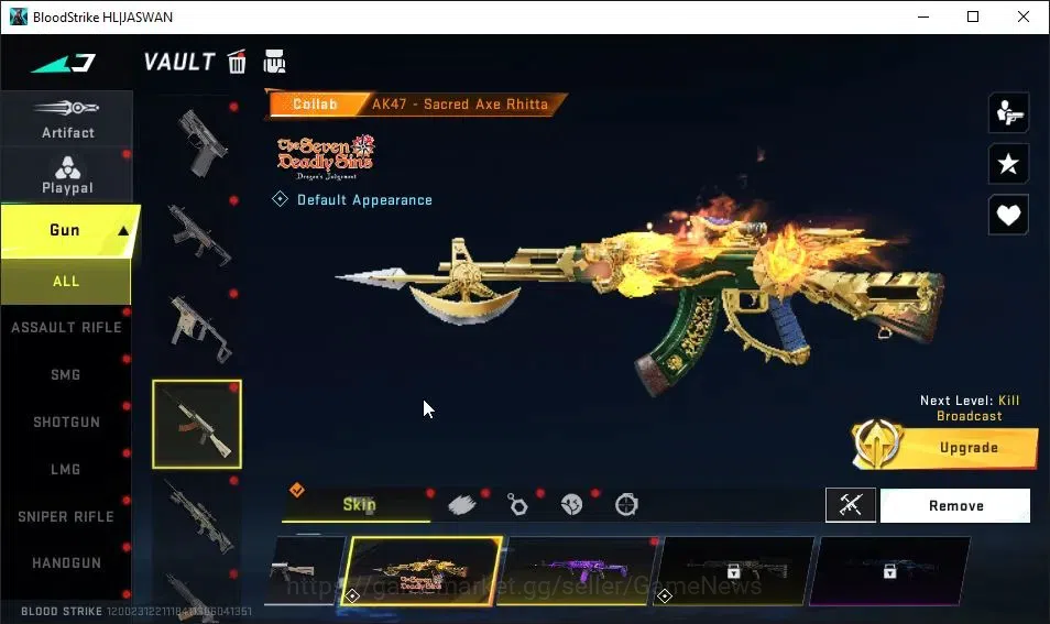 Blood Strike Accounts ASIA|ETERNAL DEagle|Collab TokRev[FN2000,JACK]|Col image 20