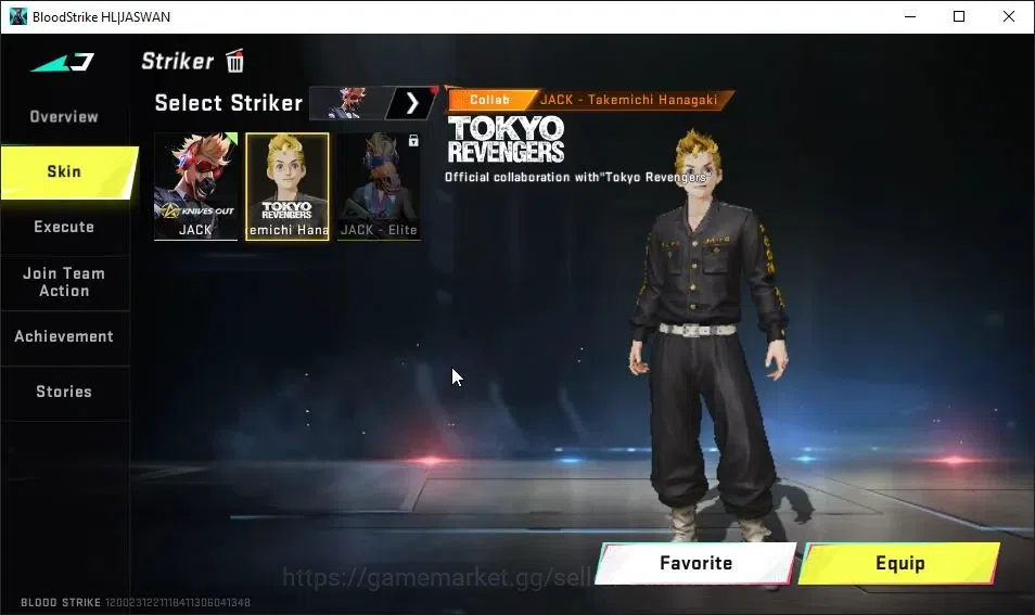 Blood Strike Accounts ASIA|ETERNAL DEagle|Collab TokRev[FN2000,JACK]|Col image 6