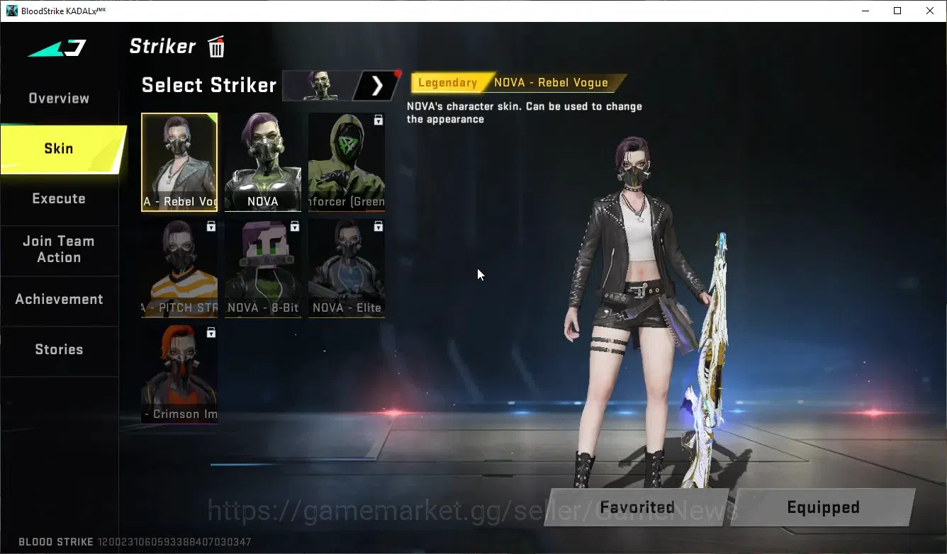 Blood Strike Accounts Others ASIA|Eternal M700-Seraph|4 ULTRA(Alondra,Volt,URB,Thompson),3 5