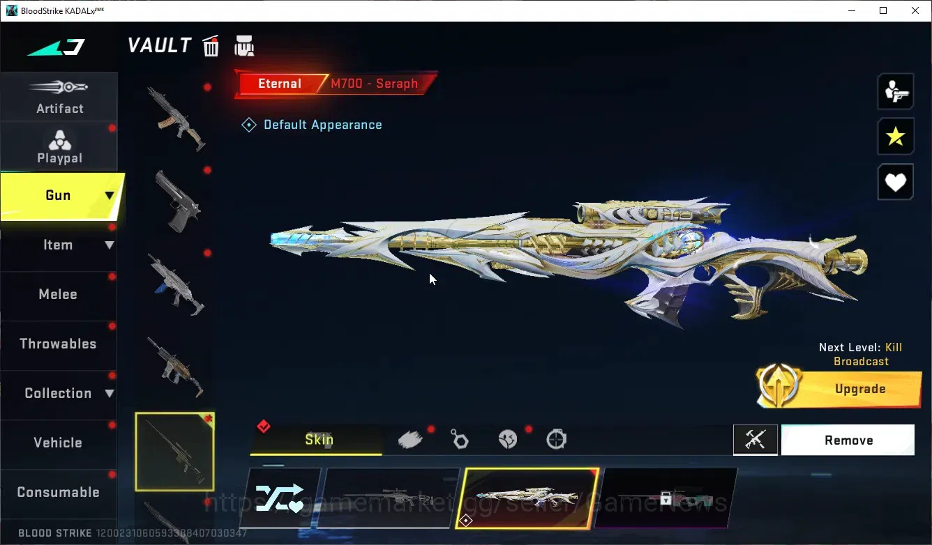 Blood Strike Accounts Others ASIA|Eternal M700-Seraph|4 ULTRA(Alondra,Volt,URB,Thompson),3 6