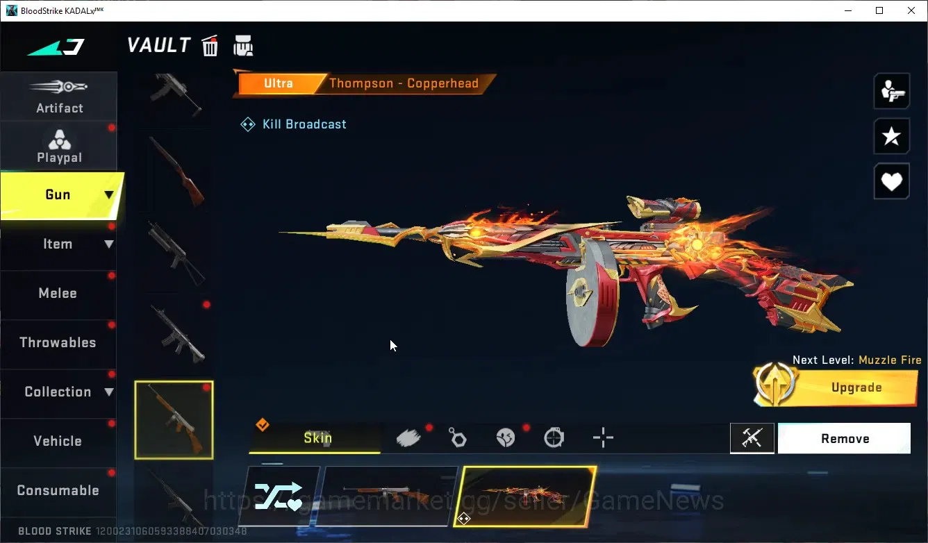 Blood Strike Accounts Others ASIA|Eternal M700-Seraph|4 ULTRA(Alondra,Volt,URB,Thompson),3 8