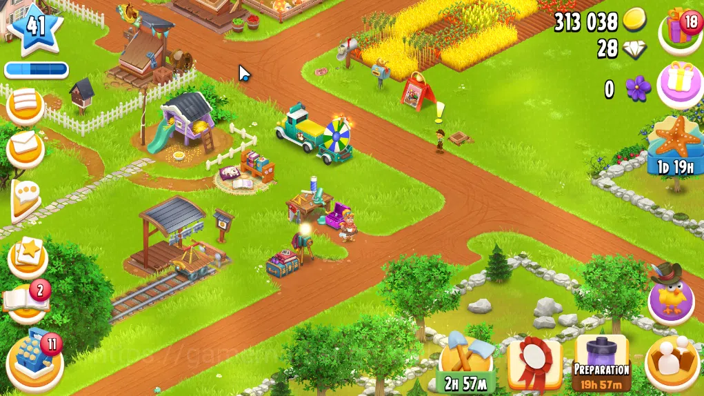Hay Day Accounts Level 41 | Barn Storage 1100 + Silo Storage 625 | 313k Coins, 28 Diamonds |CN ON|Log Supercell ID|Take 3