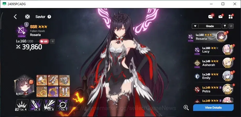 StarSavior Accounts Global|Lv 51|30 SSR[(Rosaria,Asherah Waltz,Carmen, image 3