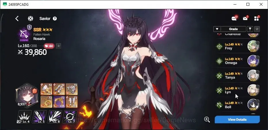 StarSavior Accounts Global|Lv 51|30 SSR[(Rosaria,Asherah Waltz,Carmen, image 5