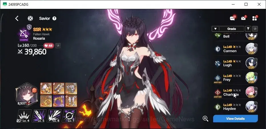 StarSavior Accounts Global|Lv 51|30 SSR[(Rosaria,Asherah Waltz,Carmen, image 6