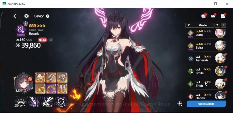 StarSavior Accounts Global|Lv 51|30 SSR[(Rosaria,Asherah Waltz,Carmen, image 7