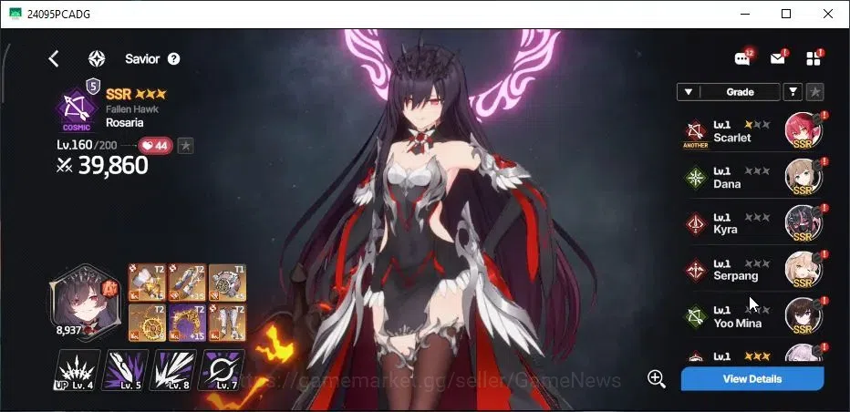 StarSavior Accounts Global|Lv 51|30 SSR[(Rosaria,Asherah Waltz,Carmen, image 8