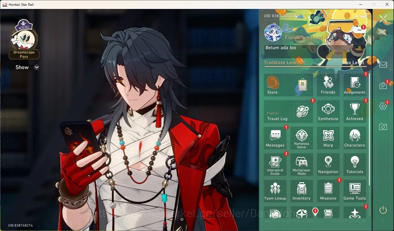 Honkai Star Rail Accounts Others ASIA|TL 70|16 Limited 1