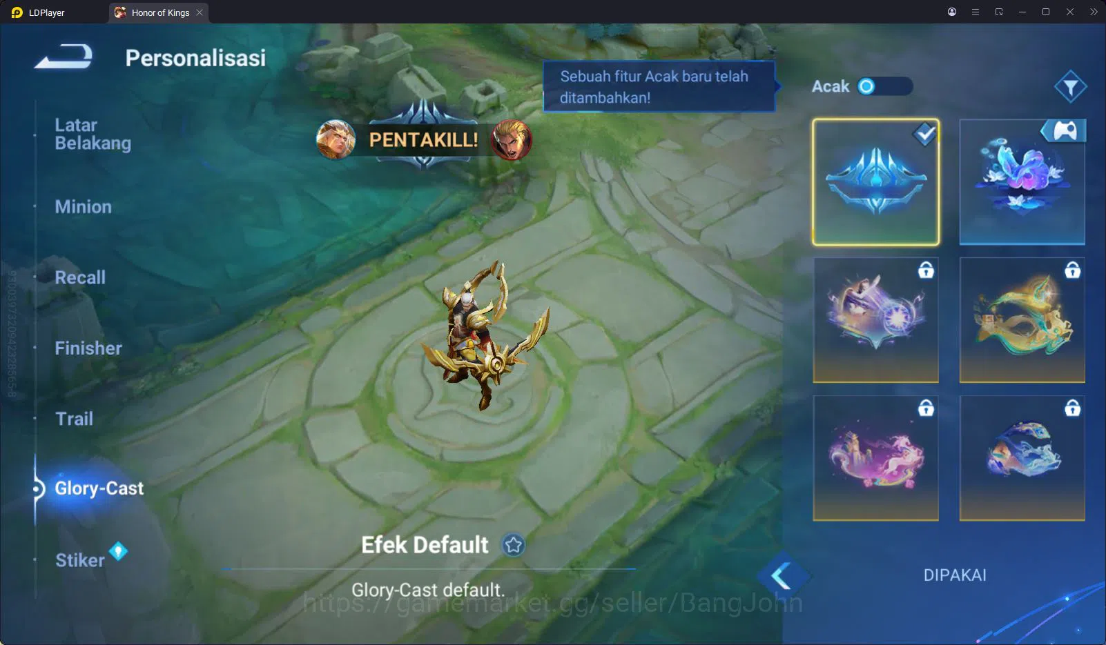 Honor of Kings Accounts HOK Global 38H 16S | Epic Huang Zhong Mask Spirit image 5