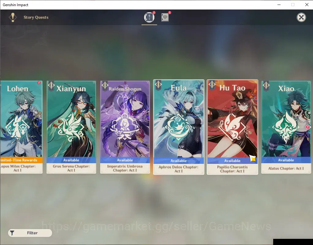 Genshin Impact Accounts ASIA | AR 48 | 1 Limited (ArlecchinoC1) + Skyward image 15