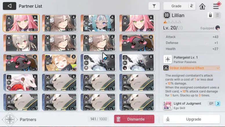 Chaos Zero Nightmare Accounts GLOBAL Verif|Lv21 | Mid game Rin,Kayron,Veronica,C image 4