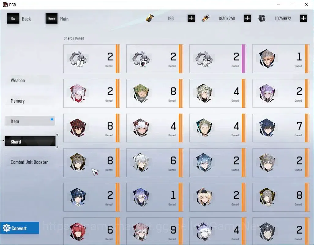 Punishing: Gray Raven Accounts Asia|Lv 94|[SSS LuciaCW,SS Qusukra,SS Ayla,SS Garn image 10