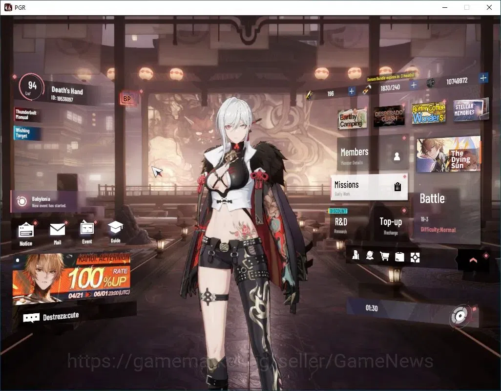 Punishing: Gray Raven Accounts Asia|Lv 94|[SSS LuciaCW,SS Qusukra,SS Ayla,SS Garn image 2