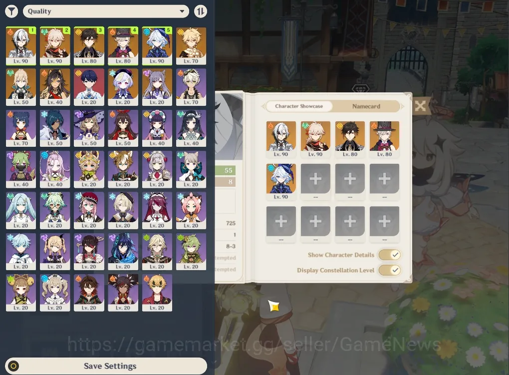 Genshin Impact Accounts Mid Game Asia|AR 55|5 Limited +(*5 Weapon)|(Arlecchino,Lyney)+Sign,Furina,Kazuha,Zhongli|Bd 1