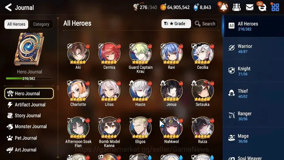 Epic Seven Accounts High-End GLOBAL Verif|20 ML(Notos,LOT Scales,SN Yulha,Harseti,RnL)+Estele,Setsuka,Rinak,Etc|AUTO ALL 10