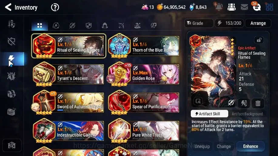 Epic Seven Accounts High-End GLOBAL Verif|20 ML(Notos,LOT Scales,SN Yulha,Harseti,RnL)+Estele,Setsuka,Rinak,Etc|AUTO ALL 18
