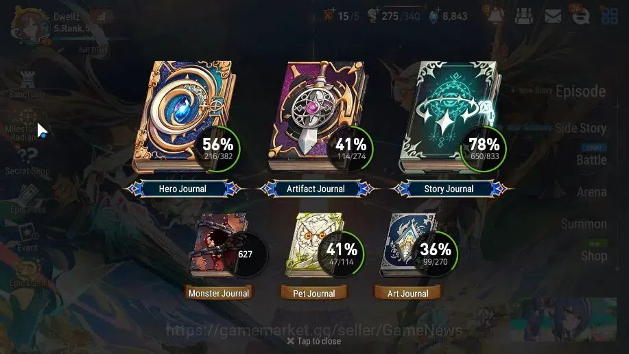 Epic Seven Accounts High-End GLOBAL Verif|20 ML(Notos,LOT Scales,SN Yulha,Harseti,RnL)+Estele,Setsuka,Rinak,Etc|AUTO ALL 5