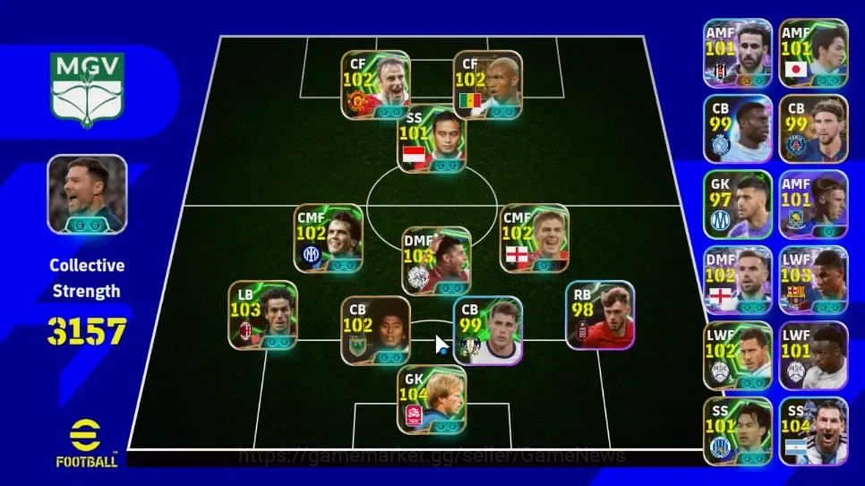 eFootball Accounts Legends & Iconic Players Android|Power 3157|12 Epic Oliver Kahn,Roberto Donadoni,Frank Rijkaard,Dimitar 1