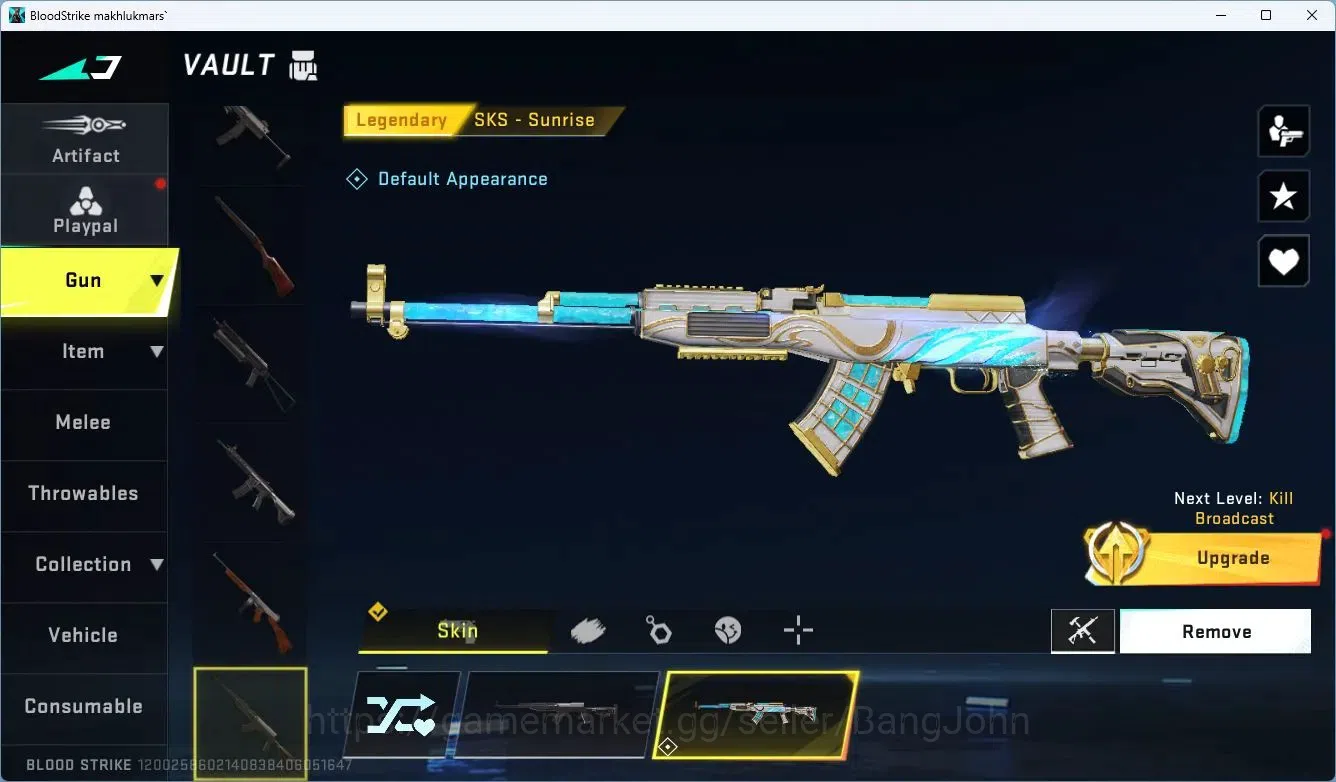 Blood Strike Accounts ASIA | TR: MCX | 1 ULTRA MELEE |1 ULTRA Ran| 1 ULT image 3
