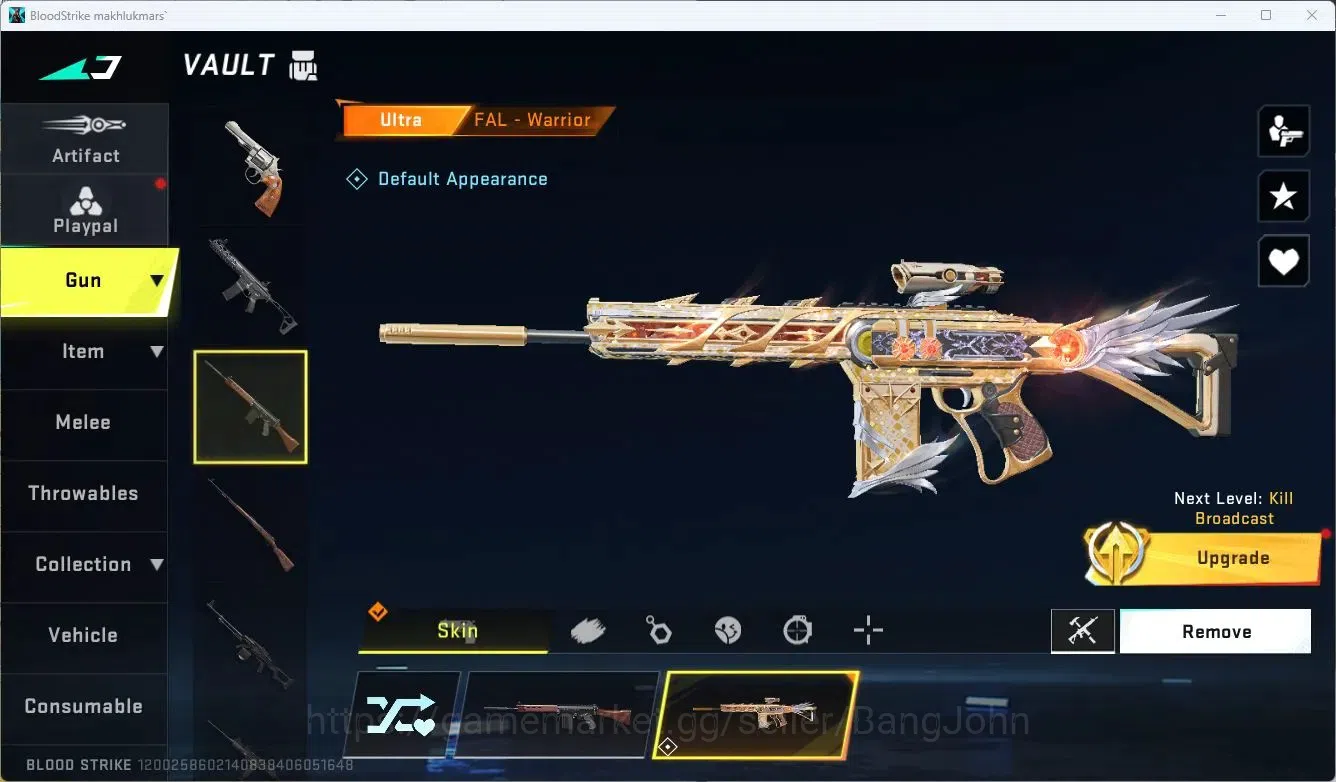 Blood Strike Accounts ASIA | TR: MCX | 1 ULTRA MELEE |1 ULTRA Ran| 1 ULT image 5