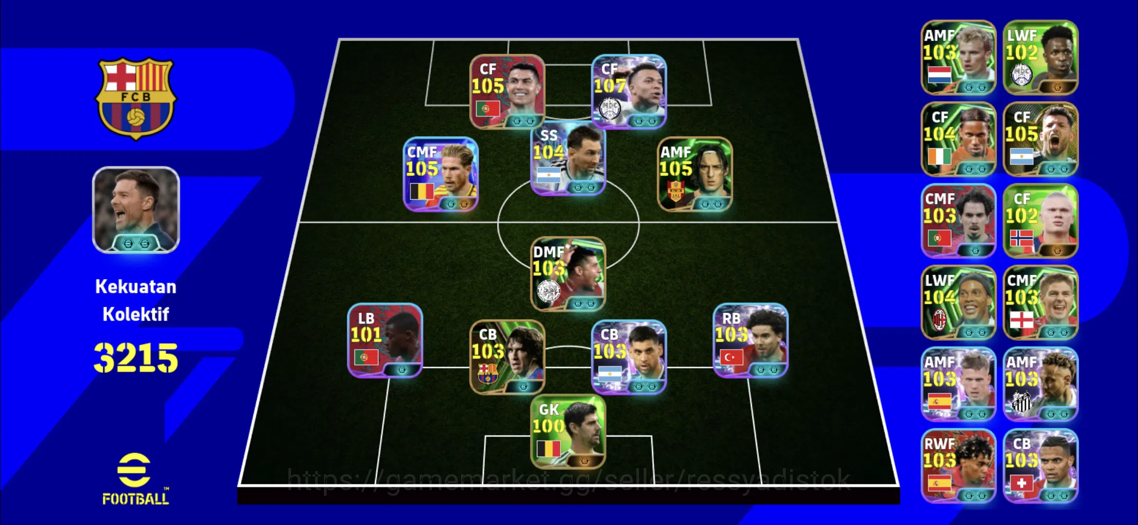 eFootball Accounts Legends & Iconic Players EFOOTBALL 2027 |SHOWTIME MBAPPE,K DE BRYUNE NEW,TOTTI,RONALDO PACK,C PUYOL,PACK 1