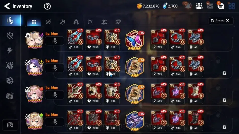 Epic Seven Accounts High-End GLOBAL UnVerif|New Era|4 ML(Rhiana&Luciel,DK Sharun,SBSezan,Etc)+Ivana,TA Coli,etc|Poh+Bless 14