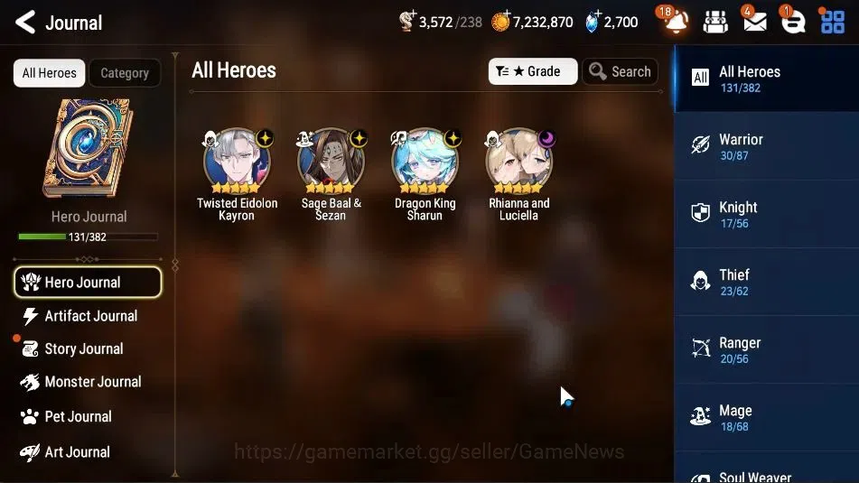 Epic Seven Accounts High-End GLOBAL UnVerif|New Era|4 ML(Rhiana&Luciel,DK Sharun,SBSezan,Etc)+Ivana,TA Coli,etc|Poh+Bless 6