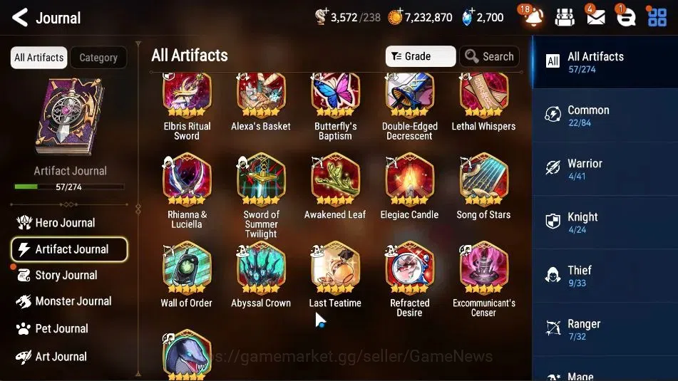 Epic Seven Accounts High-End GLOBAL UnVerif|New Era|4 ML(Rhiana&Luciel,DK Sharun,SBSezan,Etc)+Ivana,TA Coli,etc|Poh+Bless 8