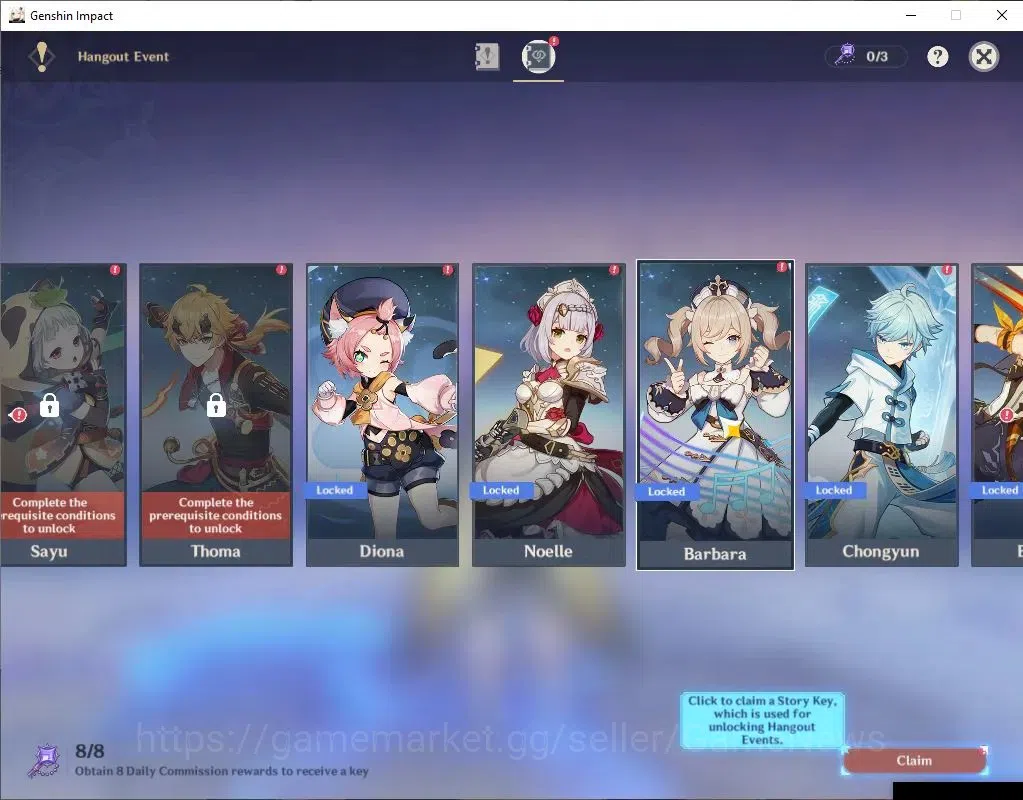 Genshin Impact Accounts ASIA|AR 39|1 Limited+18(*4Character)| Nefer [Mona, image 12