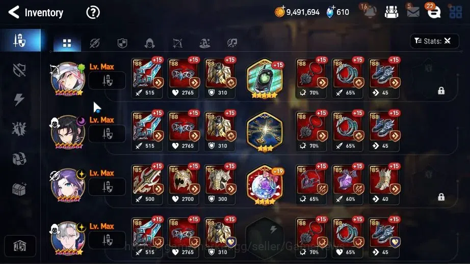 Epic Seven Accounts Global Unverif|New Era|3 ML(Dark Diene,Remnant Vio image 12