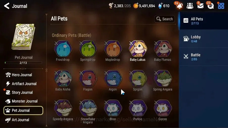 Epic Seven Accounts Global Unverif|New Era|3 ML(Dark Diene,Remnant Vio image 18