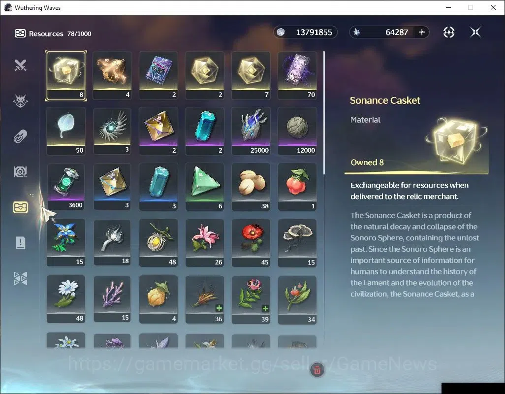 Wuthering Waves Accounts EU|UL 47|Ready Gacha|64k Astrite+125 Lustrous+12 R image 7