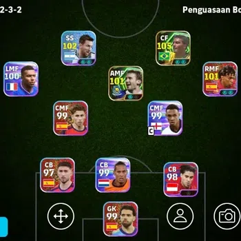 eFootball Accounts Legends & Iconic Players Mobile | PW3084 | Lionel Messi Show T, Andrly Shevchenko Epic, Romario Epic