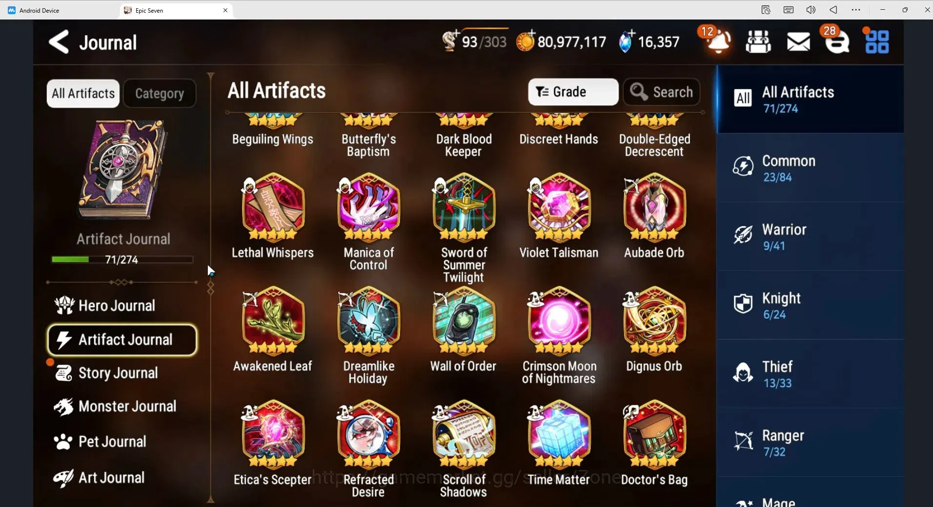 Epic Seven Accounts Limited Hero Global|14ML (Straze, Arby, AYufine Etc.)|PoH ON|SS 16.3K|Eye of Abyss Fumyr Limited 5
