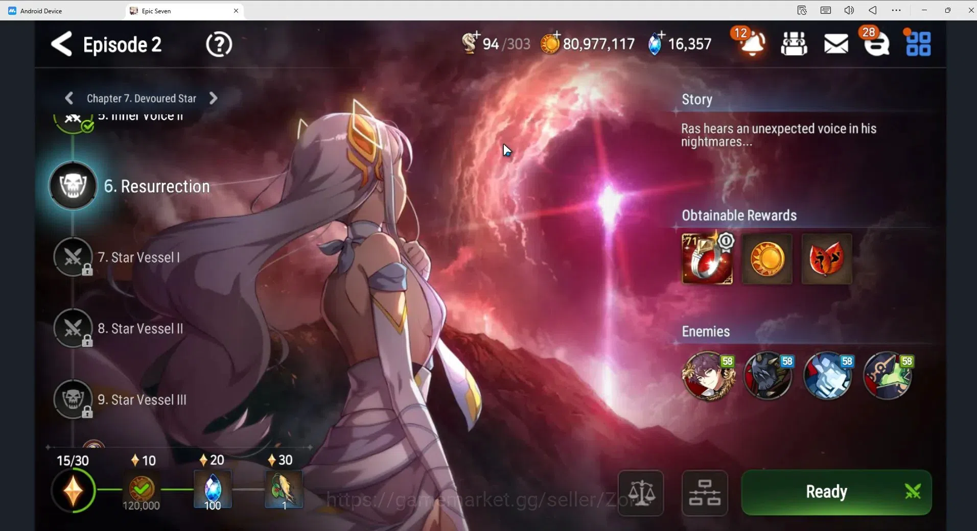Epic Seven Accounts Limited Hero Global|14ML (Straze, Arby, AYufine Etc.)|PoH ON|SS 16.3K|Eye of Abyss Fumyr Limited 6