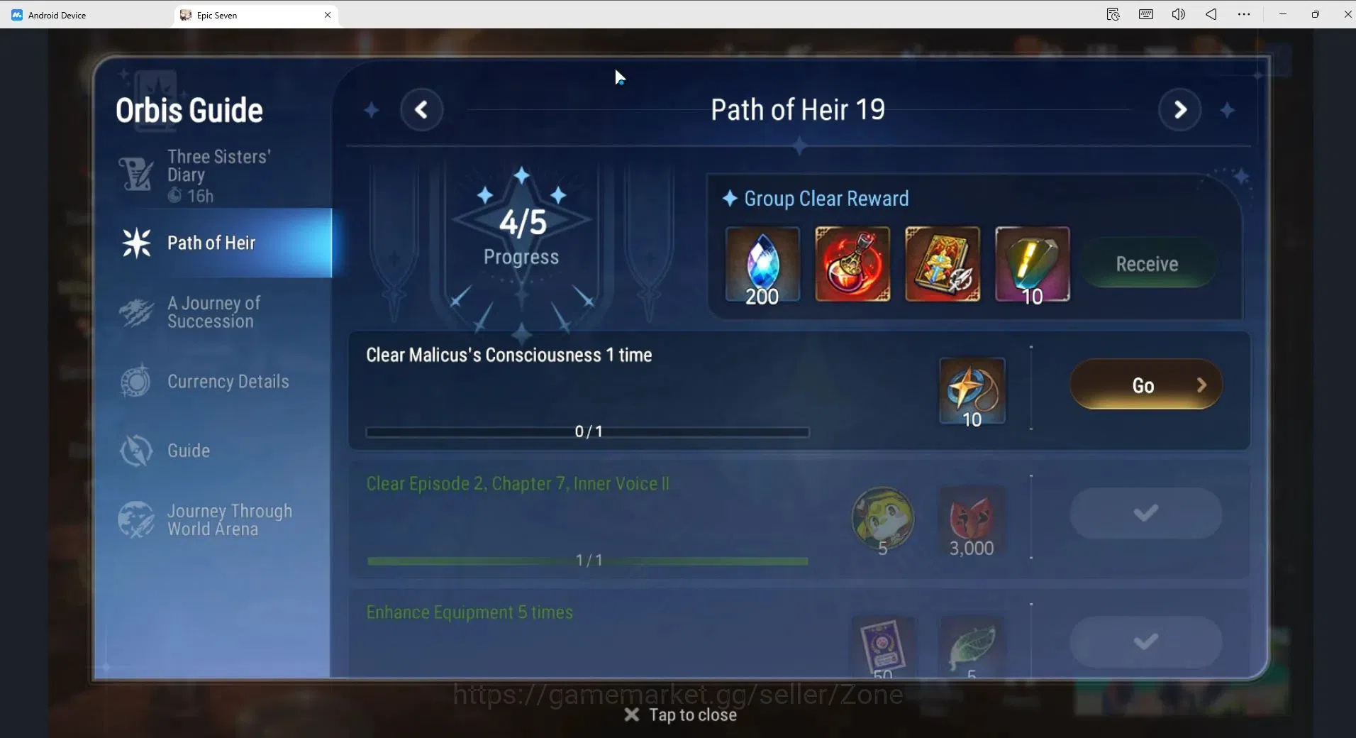 Epic Seven Accounts Limited Hero Global|14ML (Straze, Arby, AYufine Etc.)|PoH ON|SS 16.3K|Eye of Abyss Fumyr Limited 7