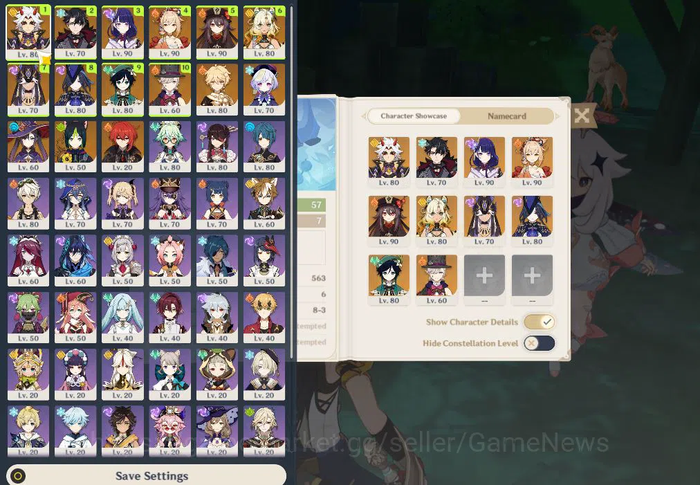Genshin Impact Accounts ASIA|AR 57|10Limited+5(*5Weapon)|Clorinde,Xilonen+ image 2