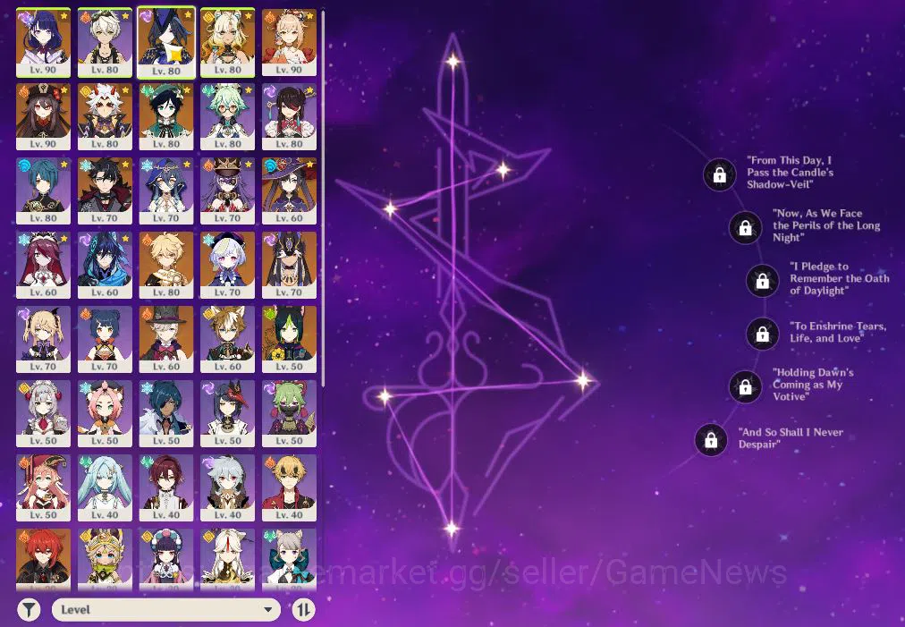 Genshin Impact Accounts ASIA|AR 57|10Limited+5(*5Weapon)|Clorinde,Xilonen+ image 3